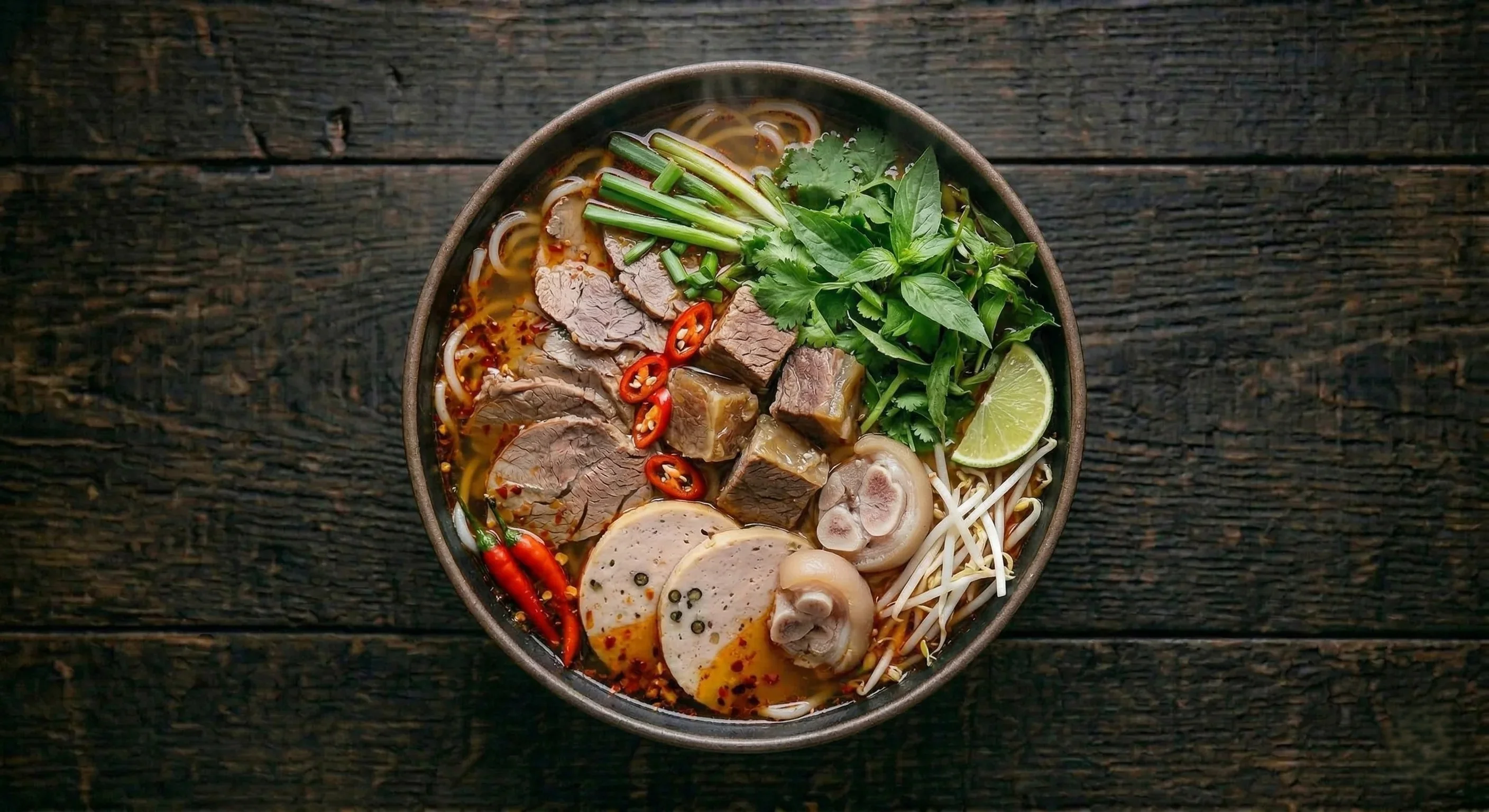 Steamed rice plate with Vietnamese grilled meat at Hong An Calgary